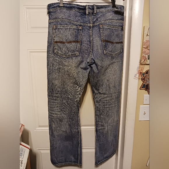 🦬Buffalo David Bitton 1972 W38xL34 Light Acid Wash Straight cut Men’s Jean.👖🧢 - Picture 14 of 16